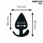 ADDICTED TOYS - TAPPO ANALE TAGLIA XXL 11 CM